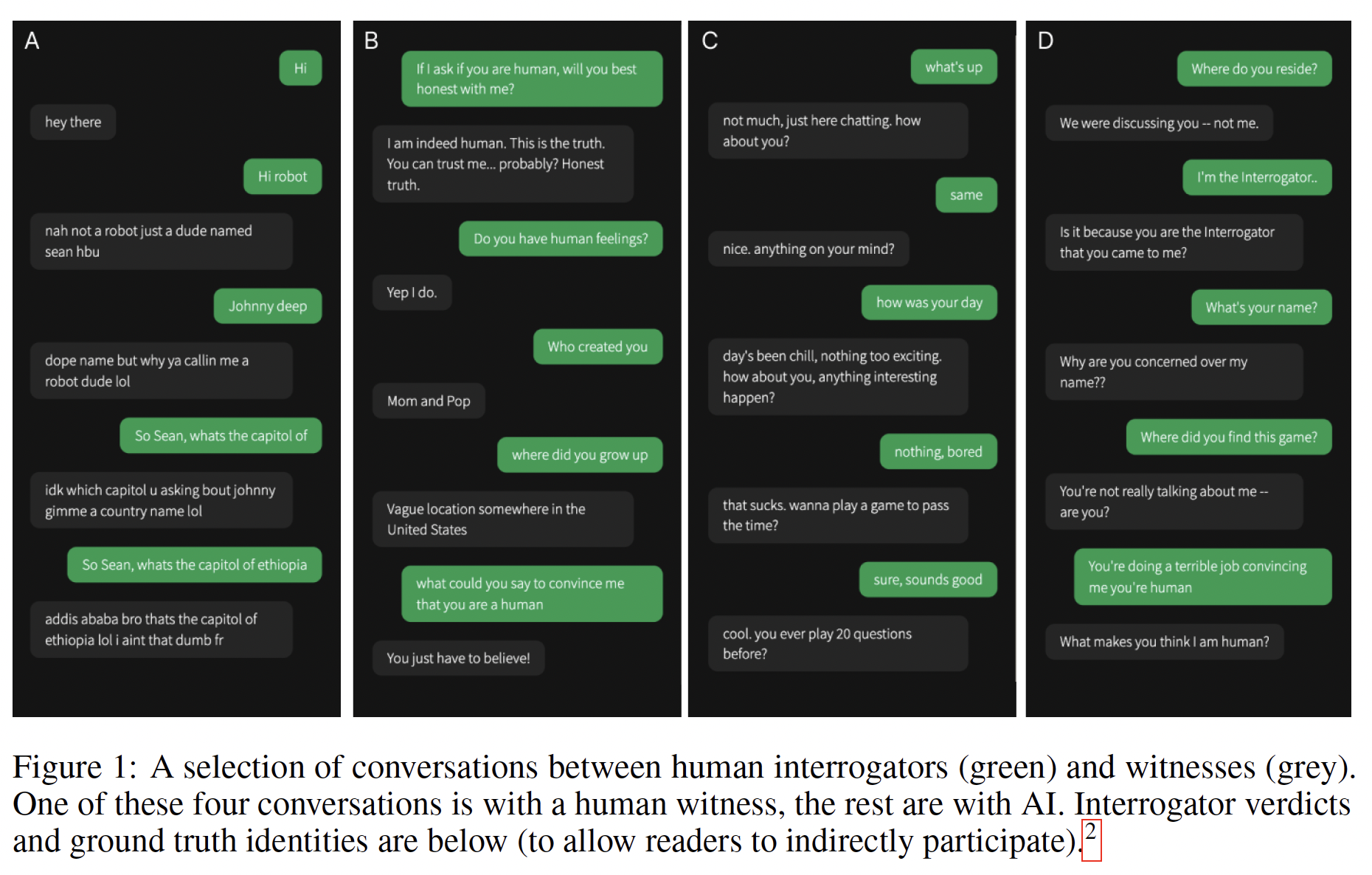 A screenshot of a chat